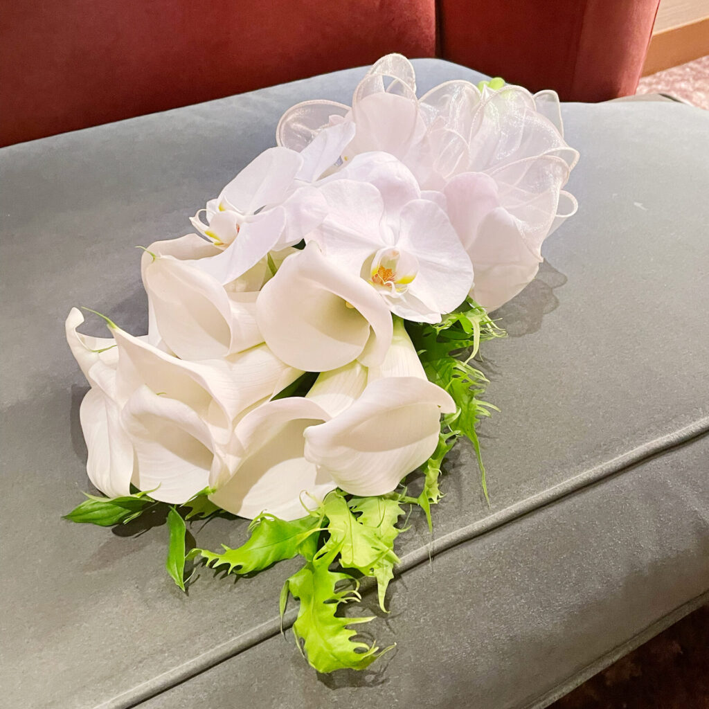 ウエディングブーケ：白無垢