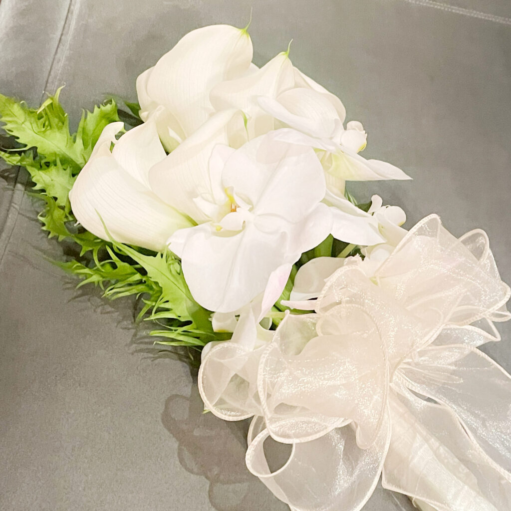 ウエディングブーケ：白無垢