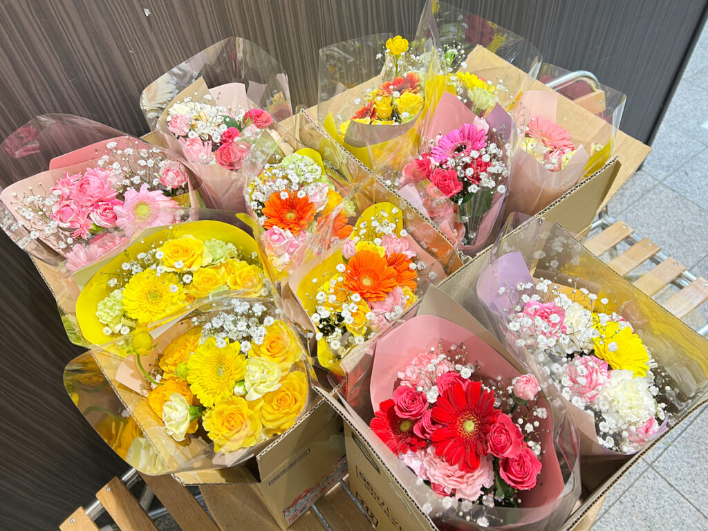 3月の各種行事に向けた花束