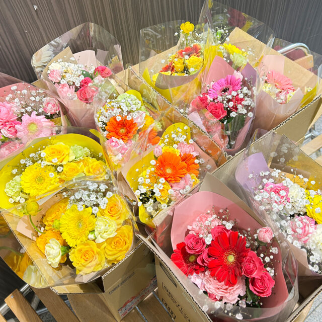 3月の各種行事に向けた花束