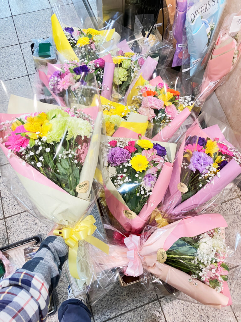 3月の各種行事に向けた花束