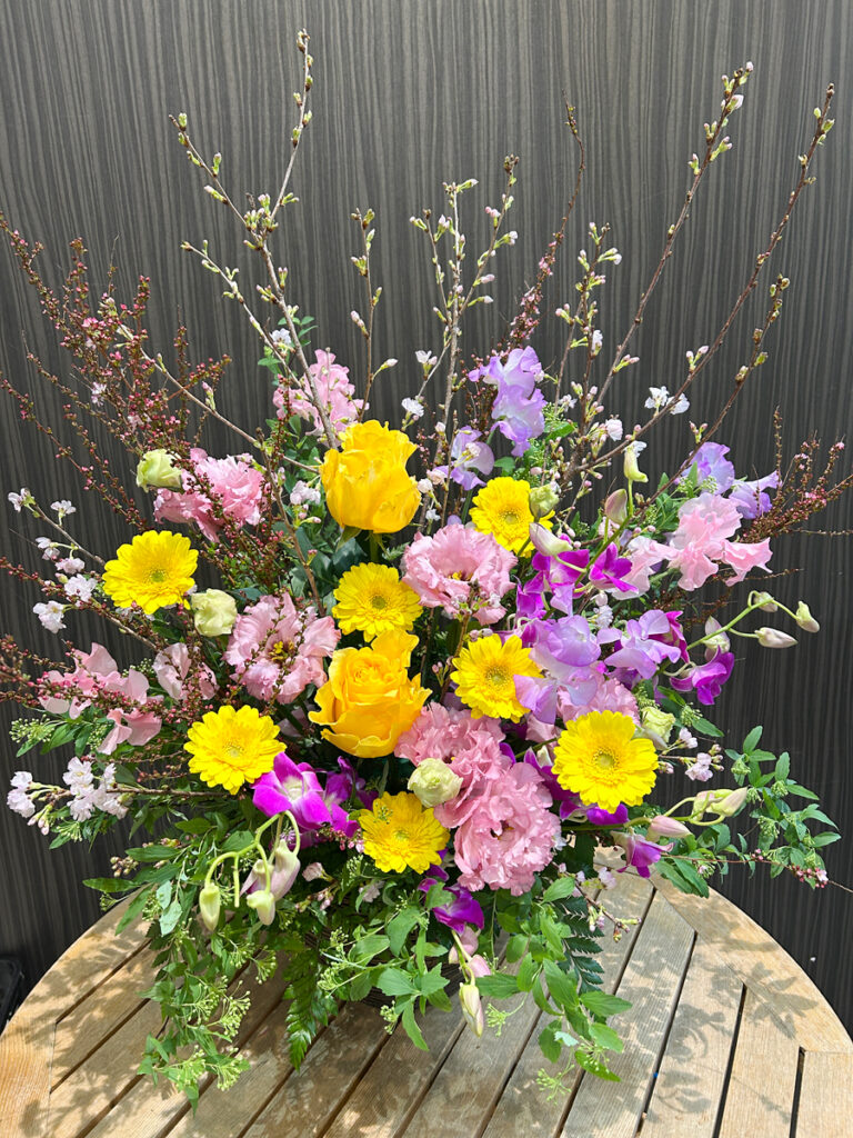 卒業式・入学式、卒園式、入園式など式典の演台花